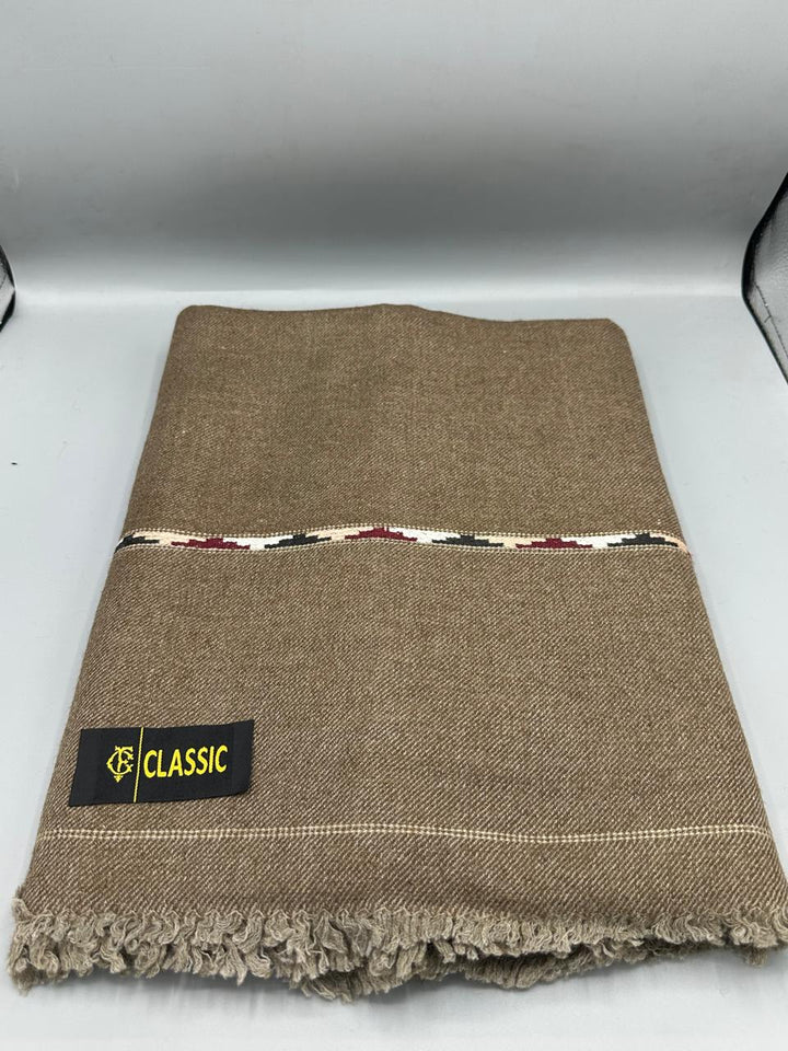 Pure  brown Angora Shawl