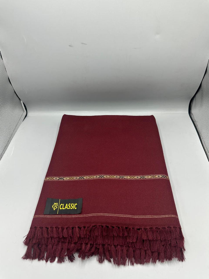 premium Mahroon Angora Shawl