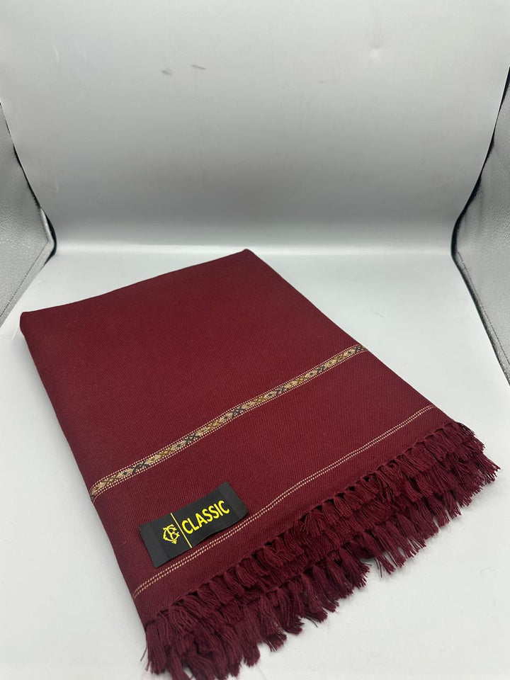 premium Mahroon Angora Shawl
