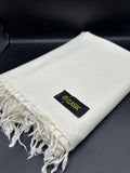 premium Australian Lamb Woolen plain white shawl