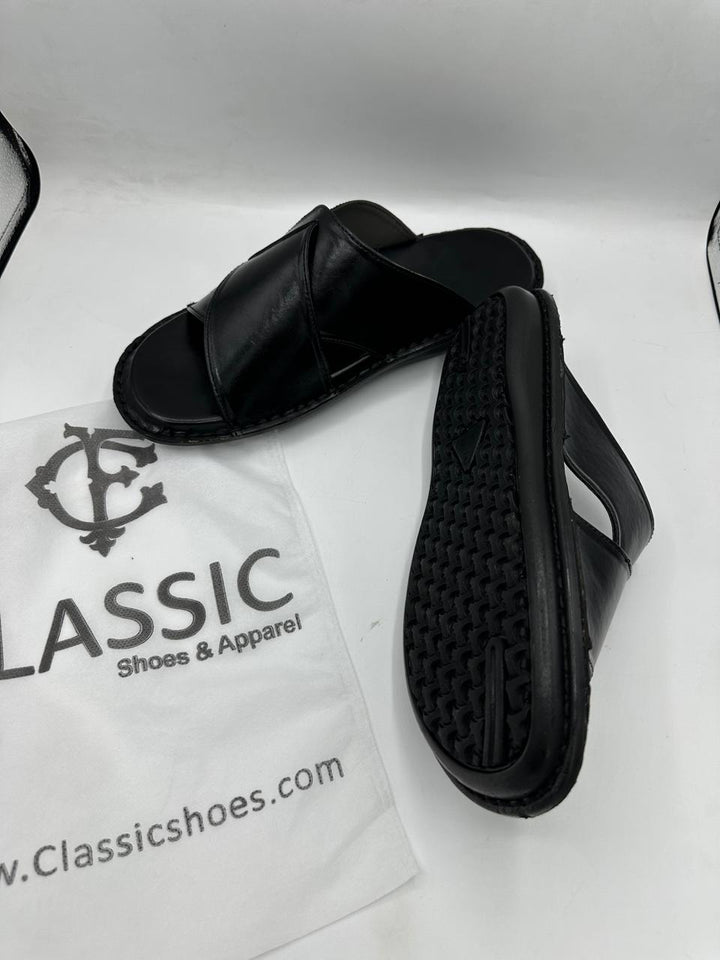 Arabic Skechers soul  Handmade Slippers black ( Soft)&nbsp;