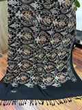 black shahtoosh shawl